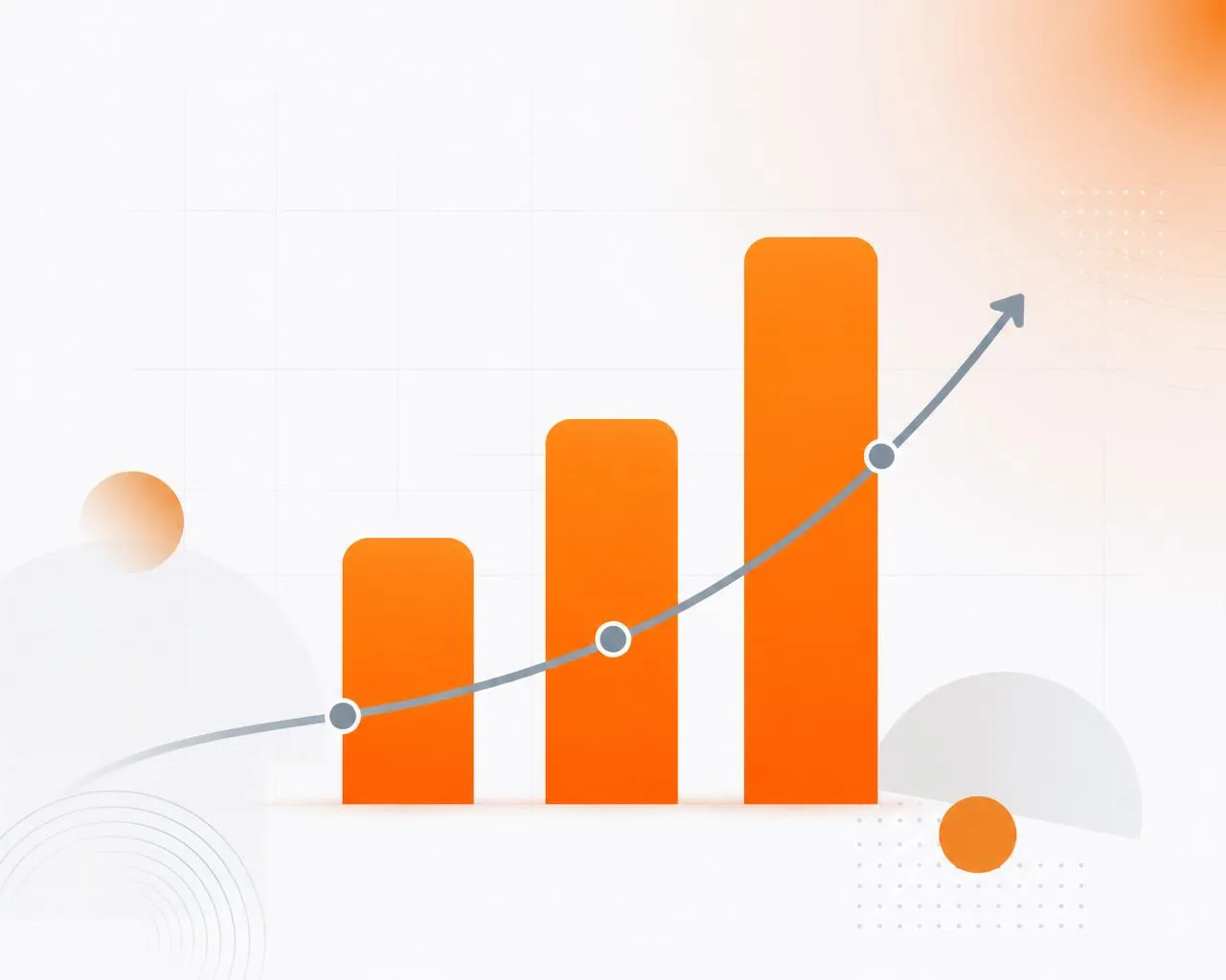 Growth chart showing local SEO and traffic performance gains