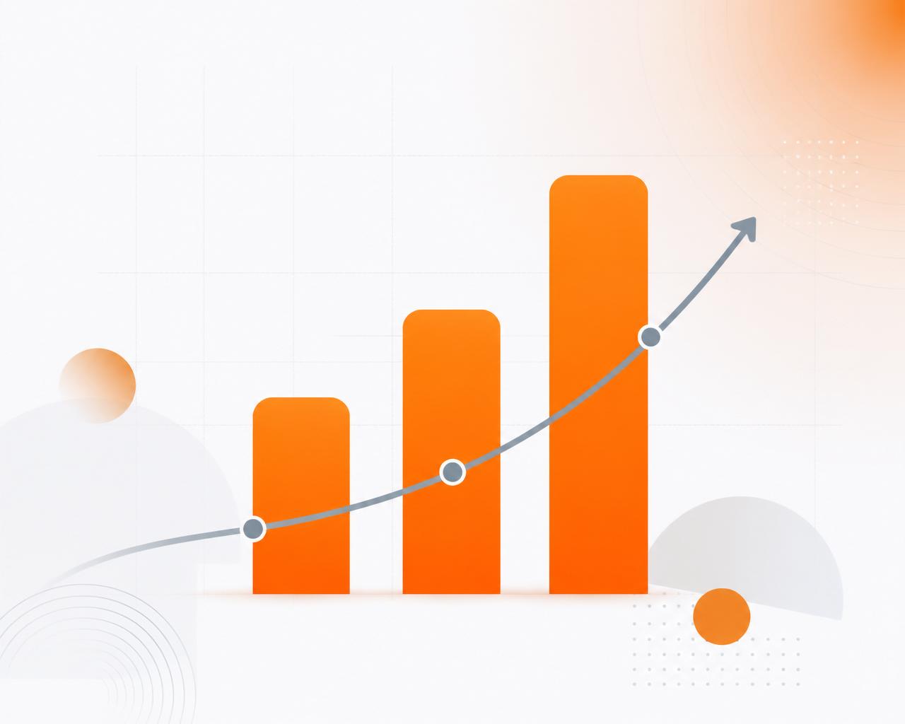 Growth chart showing local SEO and traffic performance gains